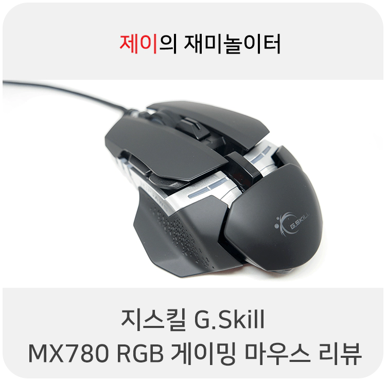 지스킬 G.Skill MX780 RGB 게이밍 마우스 리뷰 - 1