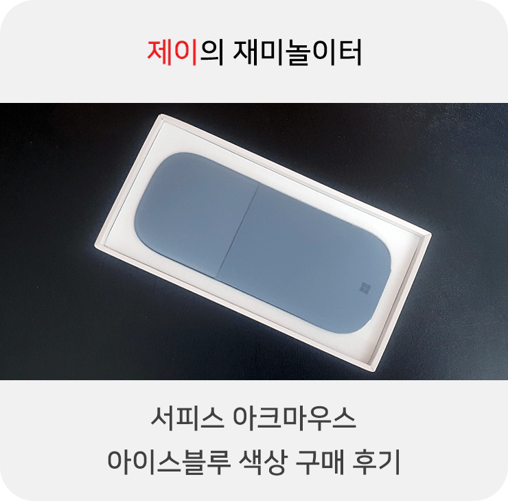서피스 아크마우스 아이스 블루 구매 후기 - 1