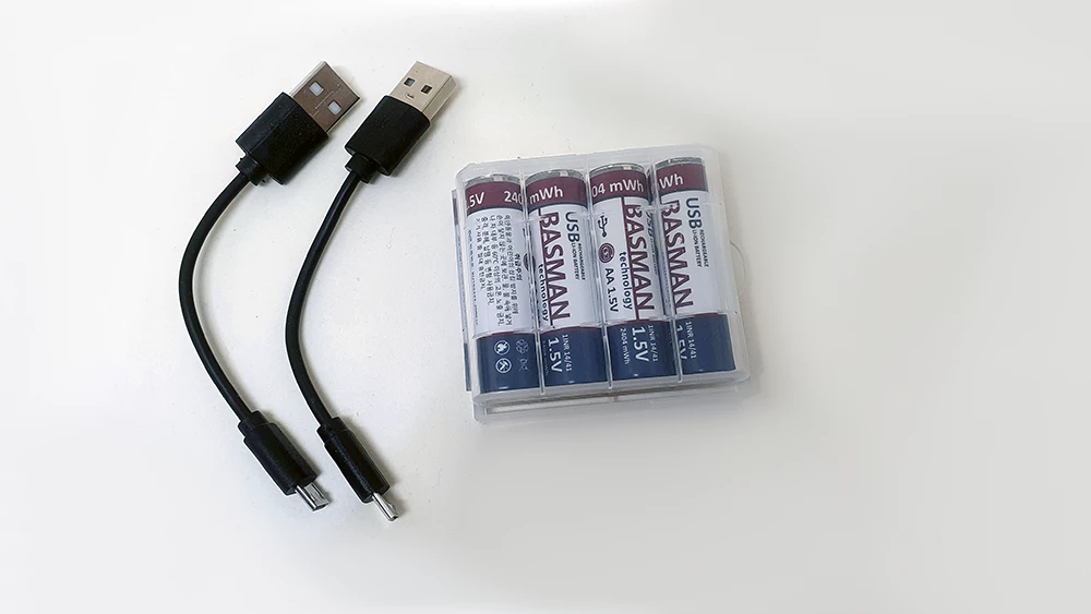 USB 충전식 충전지 바스맨 AA, AAA충전지 사용 후기