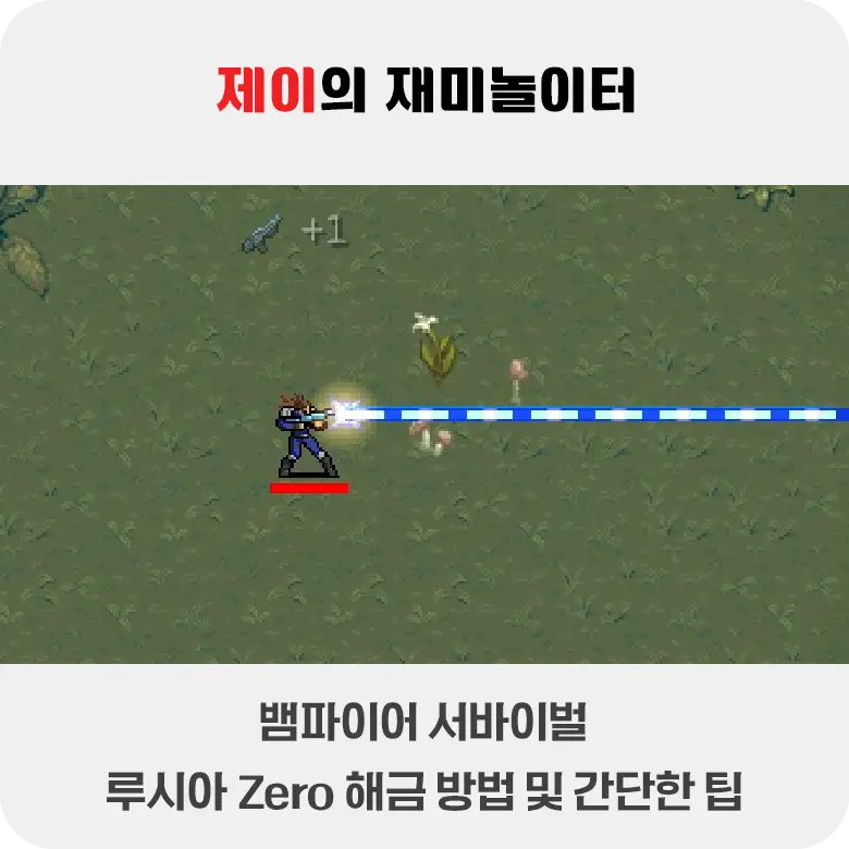 뱀파이어 서바이벌 루시아 Zero [해금 방법 및 팁] - 6