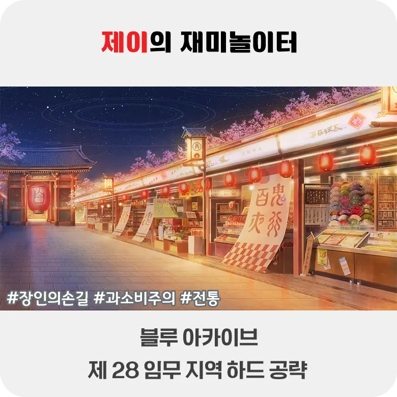 블루 아카이브 제28임무 지역 하드 공략 - 2